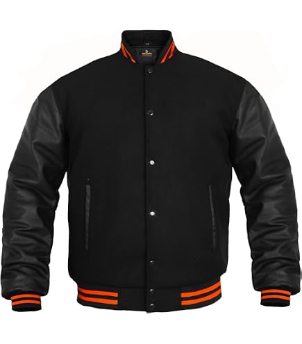 G GAME SPORTSWEAR America's Finest Varsity Jacket, Genuine Leather
